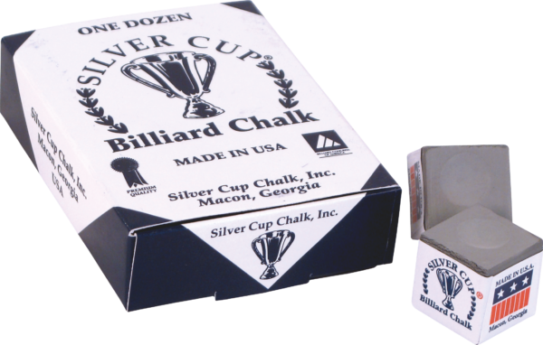 Championship Silver Cup Chalk - 12ct Box - Pewter